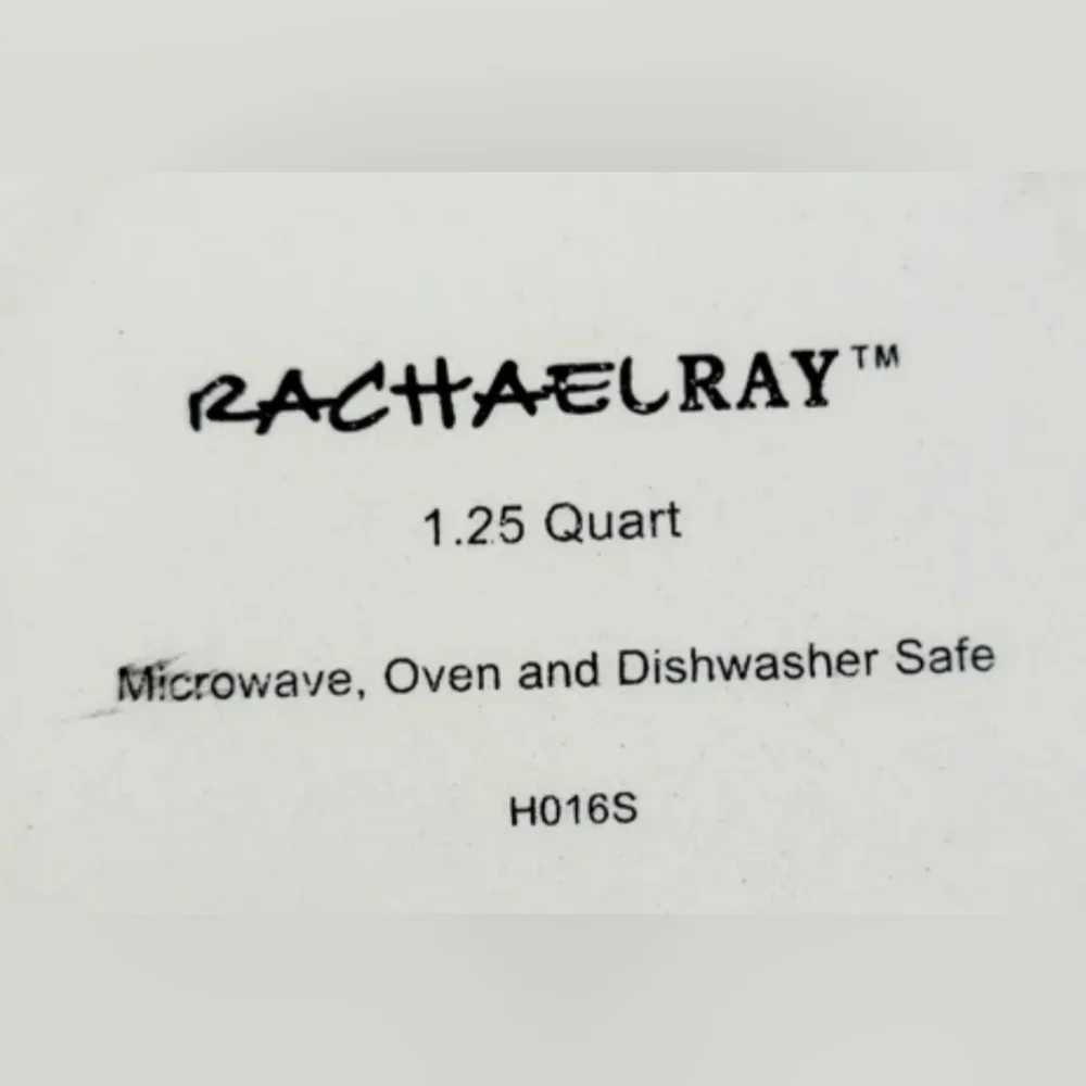 Rachael Ray Casserole Baking Serving Dish 1.25 Quart Red 11.5